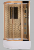 Душевая кабина Niagara Lux 7712G R с гидромассажем Золото