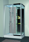 Душевая кабина Niagara Lux 7713W R с гидромассажем Серебро