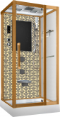 Душевая кабина Niagara Lux 7714G с гидромассажем Золото