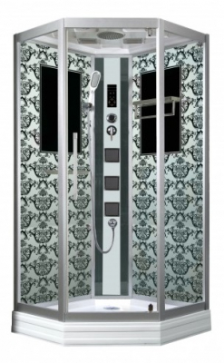 Душевая кабина Niagara Lux 7717W с гидромассажем Белый
