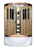 Душевая кабина Niagara Lux 7744G с гидромассажем Золото