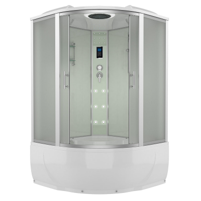 Душевой бокс Erlit Comfort ER4335T-W3 135х135 с гидромассажем матовое стекло
