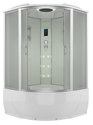 Душевой бокс Erlit Comfort ER4350T-W3 150х150 с гидромассажем матовое стекло