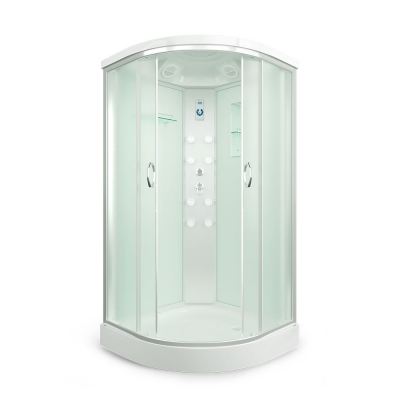 Душевая кабина Erlit Comfort ER4509P-C3 90х90 с гидромассажем матовое стекло