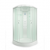 Душевая кабина Erlit Comfort ER4510P-C3 100х100 с гидромассажем матовое стекло