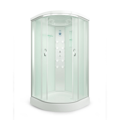 Душевая кабина Erlit Comfort ER4510P-C3 100х100 с гидромассажем матовое стекло