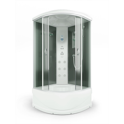 Душевая кабина Erlit Comfort ER4510TP-C4 100х100 с гидромассажем тонированное стекло
