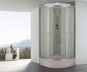 Душевая кабина Niagara Eco NG-3304-14 90х90 профиль серебро матовое стекло