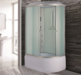 Душевая кабина Niagara Classic NG-3320-14L 120х80 с гидромассажем профиль серебро матовое стекло левая