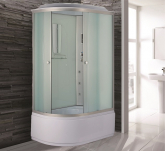 Душевая кабина Niagara Classic NG-3320-14R 120х80 с гидромассажем профиль серебро матовое стекло правая