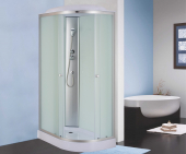 Душевая кабина Niagara Eco NG-4312-08L 120х80 профиль серебро матовое стекло левая