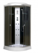 Душевая кабина Niagara Premium NG-5012-01 120х120 с гидромассажем профиль серебро тонированное стекло