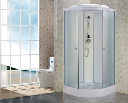 Душевая кабина Niagara Eco NG-5301-14 90х90 профиль белый матовое стекло