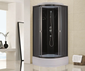 Душевая кабина Niagara Classic NG-6501-14 90х90 чёрный профиль тонированное стекло