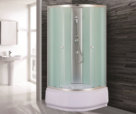 Душевая кабина Niagara Eco NG-7308-08ВК 90х90 профиль серебро матовое стекло