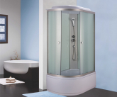 Душевая кабина Niagara Eco NG-7310-14R 120х80 профиль серебро матовое стекло правая