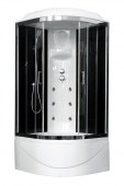 Душевая кабина Royal Bath RB100BK3-BT-CH 100х100 с гидромассажем