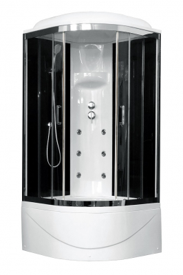 Душевая кабина Royal Bath RB100BK3-BT-CH 100х100 с гидромассажем