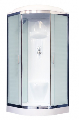 Душевая кабина Royal Bath RB100HK6-WC-CH 100х100 рифленое матовое стекло