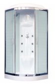 Душевая кабина Royal Bath RB100HK7-WC-CH 100х100 рифленое матовое стекло с гидромассажем