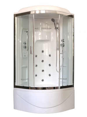 Душевая кабина Royal Bath RB100NRW-T-CH 100х100 с гидромассажем