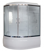 Душевая кабина Royal Bath RB150ALP-C-CH-R 150х100 рифленое матовое стекло с гидромассажем правая