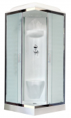 Душевая кабина Royal Bath RB80HP6-WC-CH 80х80 рифленое матовое стекло