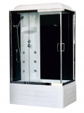 Душевая кабина Royal Bath RB8100BP3-BT-CH-L 100х80 с гидромассажем левая