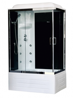 Душевая кабина Royal Bath RB8100BP3-BT-CH-L 100х80 с гидромассажем левая
