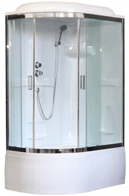 Душевая кабина Royal Bath RB8120BK1-T-CH-R 120х80 правая