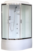 Душевая кабина Royal Bath RB8120BK2-M-CH-R 120х80 рифленое матовое стекло с гидромассажем правая