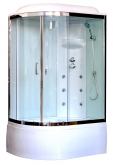 Душевая кабина Royal Bath RB8120BK3-WT-CH-R 120х80 с гидромассажем правая