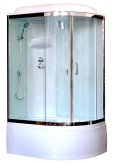 Душевая кабина Royal Bath RB8120BK6-WT-CH-L 120х80 левая