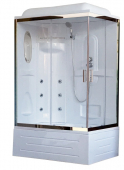 Душевая кабина Royal Bath RB8120BP2-T-CH-L 120х80 с гидромассажем левая