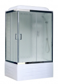 Душевая кабина Royal Bath RB8120BP6-WC-CH-R 120х80 рифленое стекло правая