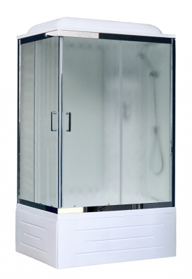 Душевая кабина Royal Bath RB8120BP6-WC-CH-R 120х80 рифленое стекло правая