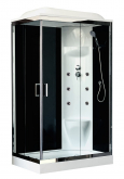 Душевая кабина Royal Bath RB8120HP7-BT-CH-R 120х80 с гидромассажем правая