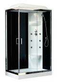 Душевая кабина Royal Bath RB8120HP7-BT-CH-R 120х80 с гидромассажем правая