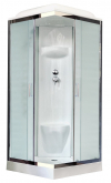 Душевая кабина Royal Bath RB90HP6-WC-CH 90х90 рифленое матовое стекло