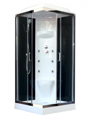 Душевая кабина Royal Bath RB90HP7-BT-CH 90х90 с гидромассажем